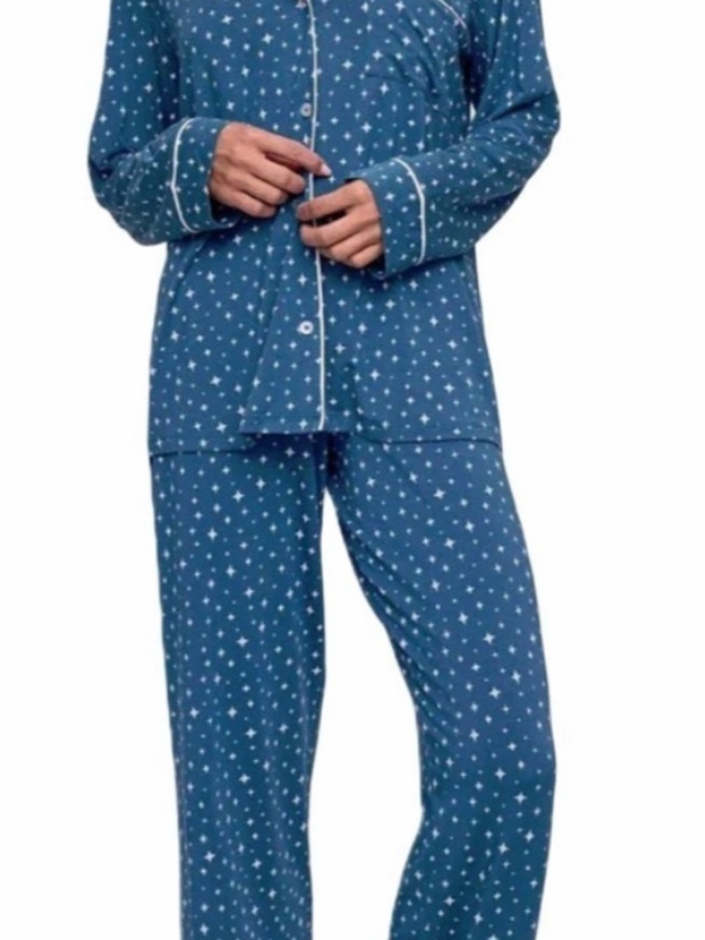 Eberjey Gisele Modal
Festive Lights Sapphire Star Long PJ xl